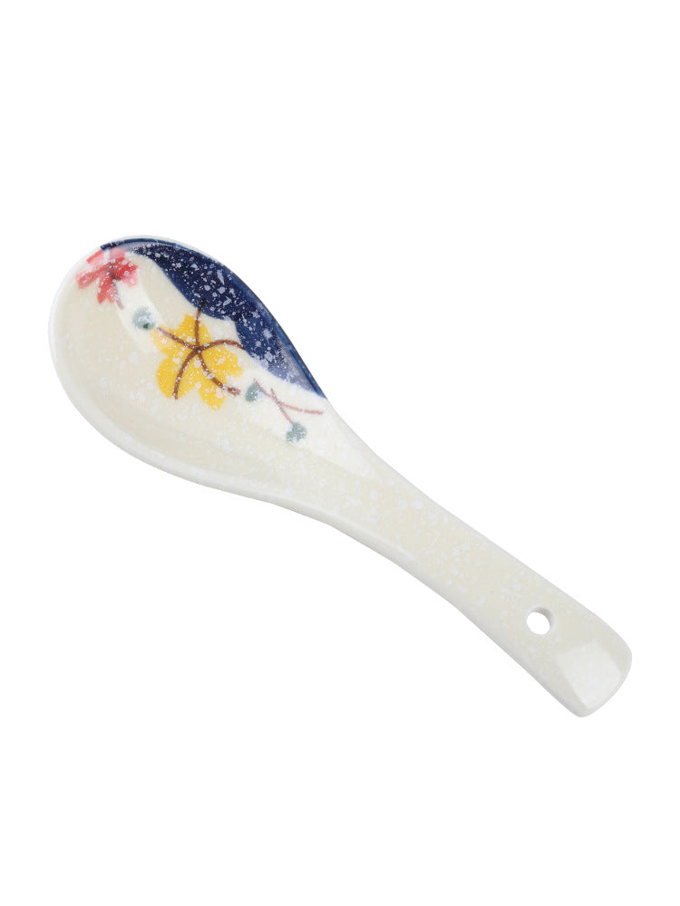 Hand-Painted Ceramic Spoon