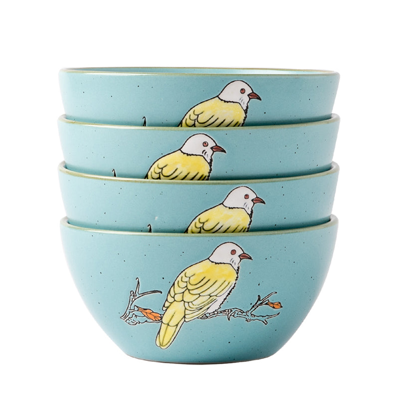 Bird Hand Painted Bowl