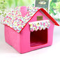 Petdog Folding House with Detachable Warm Summer Pad