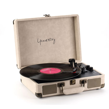 Retro Wireless Bluetooth Stereo Vinyl Record Player