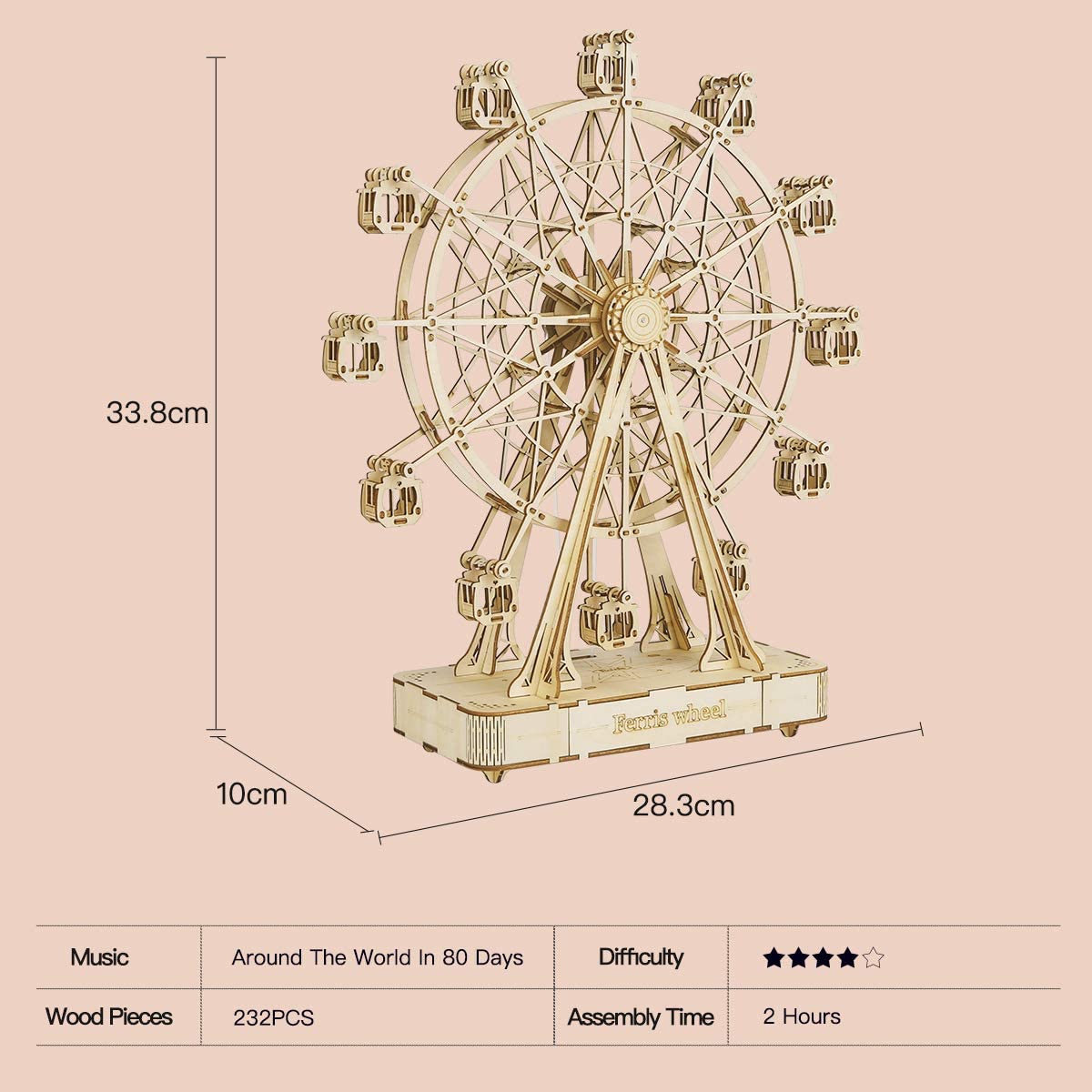 DIY Music Box Ferris Wheel Kit