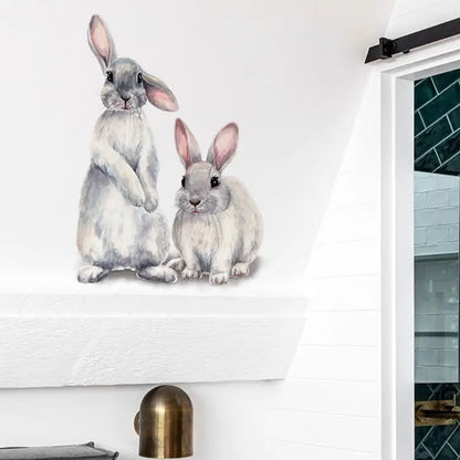 Cute Rabbits Wall Sticker