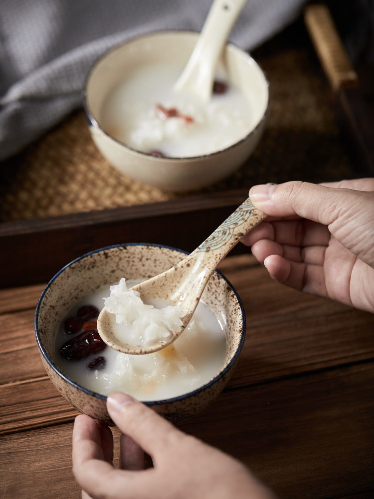 Hand-Painted Ceramic Spoon