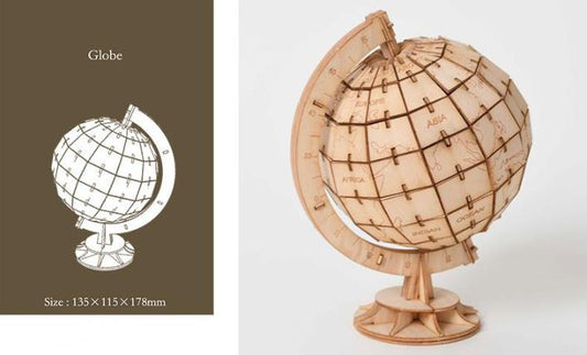 DIY Wooden Globe Ornament