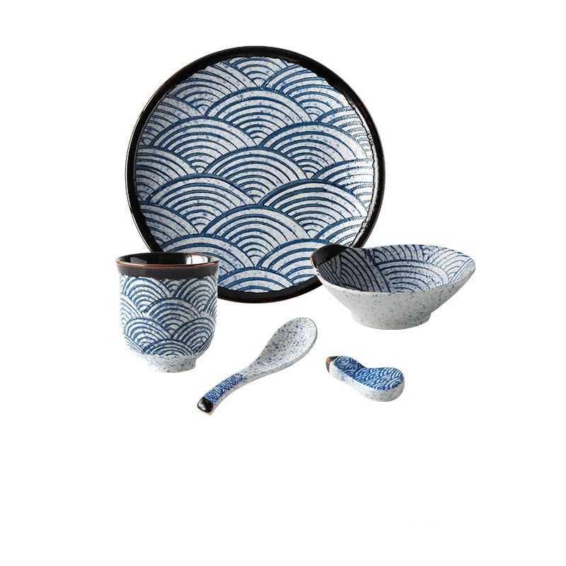 Sea Ripple Restaurant Tableware Set