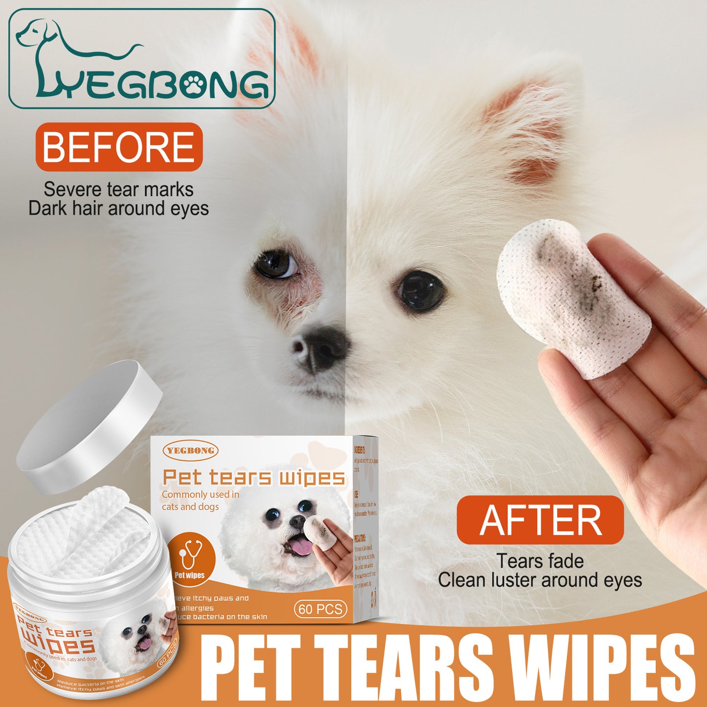 Pet Wet Wipe Cotton Sheet