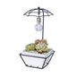 Umbrella-Shaped Iron Flower Pot