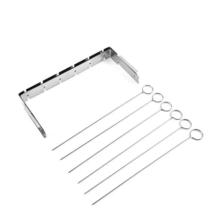 Portable Stainless Steel Skewer Kit