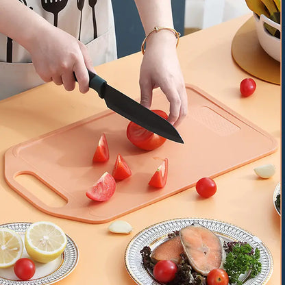 Stainless Steel Double Sided Cutting Board, Antibacterial Cutting Board