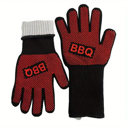 High-Temperature Resistant BBQ Gloves