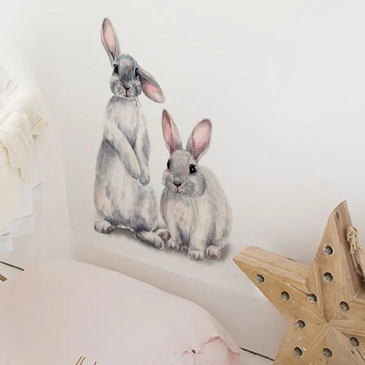 Cute Rabbits Wall Sticker