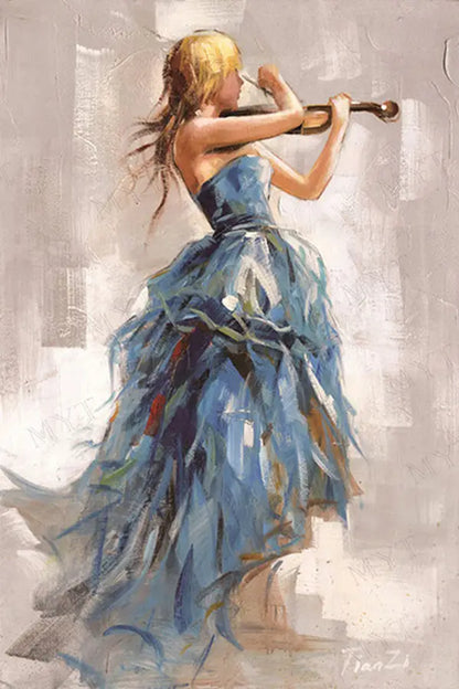 Modern Violin Wall Art