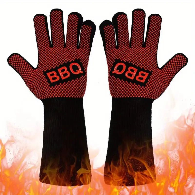 High-Temperature Resistant BBQ Gloves