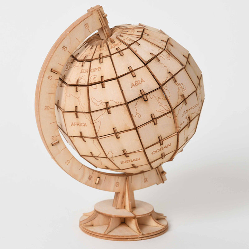 DIY Wooden Globe Ornament