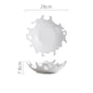 Creative Ceramic Pure White Dessert Plate