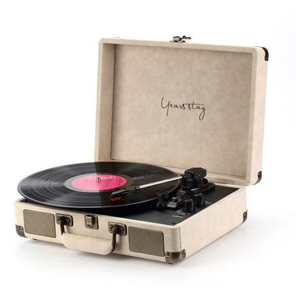 Retro Wireless Bluetooth Stereo Vinyl Record Player