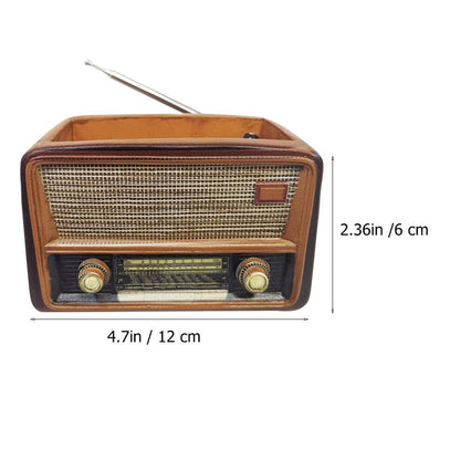 Retro Radio Shape Ornament Flower Pot (Eco-Friendly)