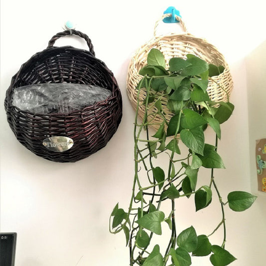 Hanging Basket Weaving Flower Pot