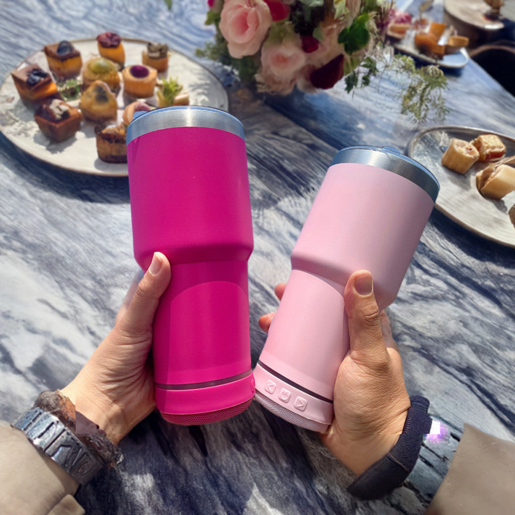 Insulated Cup with Bluetooth Speaker