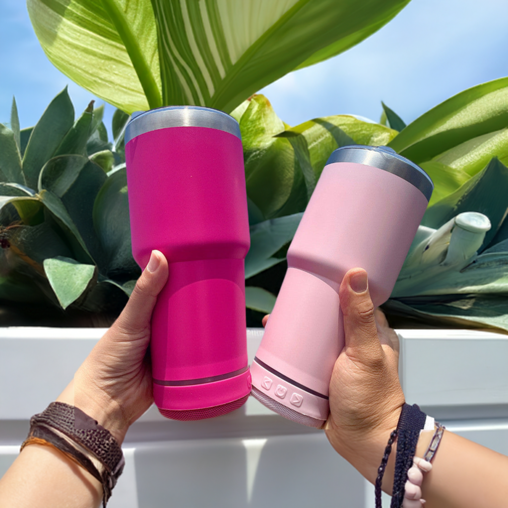 Insulated Cup with Bluetooth Speaker